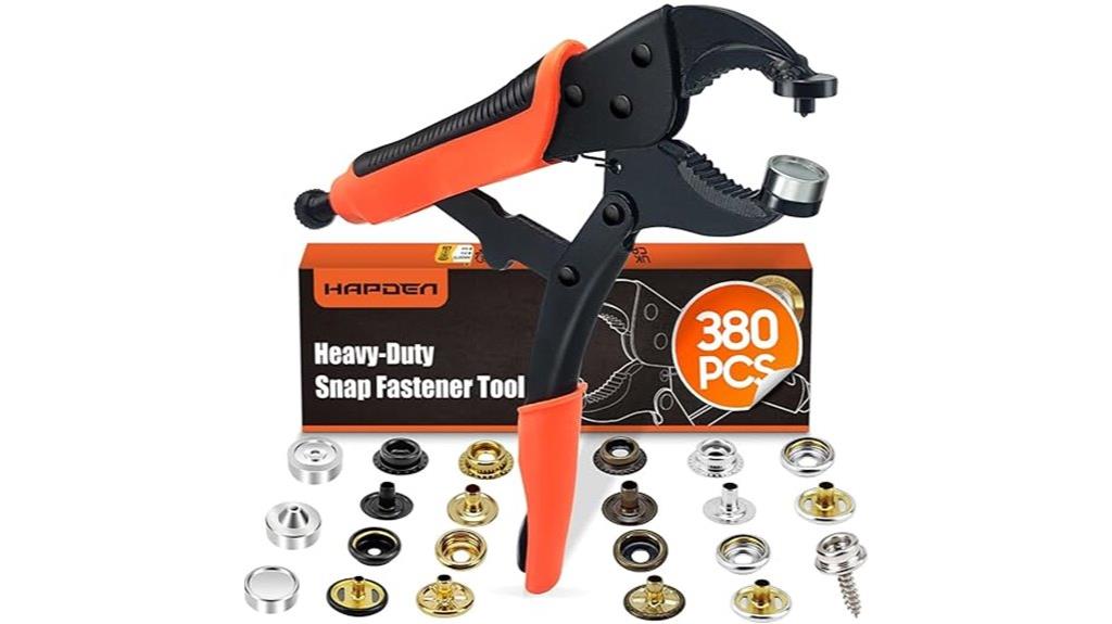 heavy duty snap fastener set