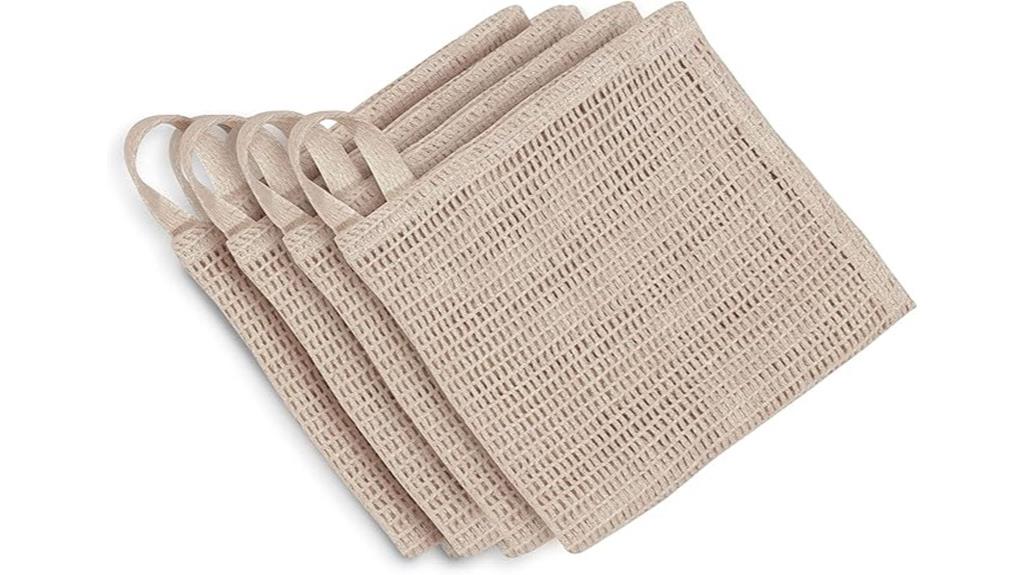 hemp washcloths four pack