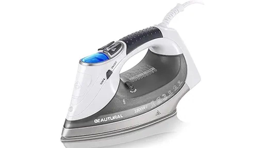 high power lcd steam iron