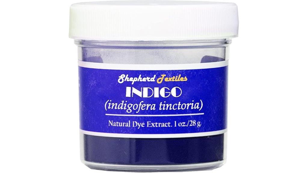 indigo natural dye bottle