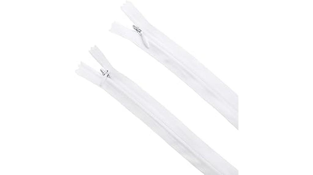 invisible nylon coil zippers