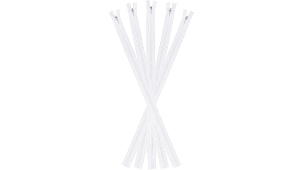 invisible nylon sewing zippers