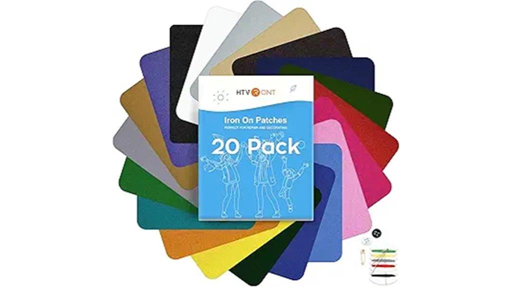 iron on fabric patches pack