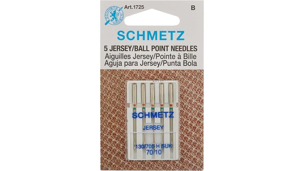 jersey needle pack size