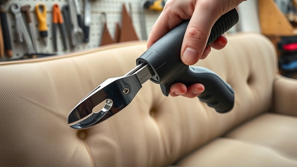 key factors for upholstery staple removers