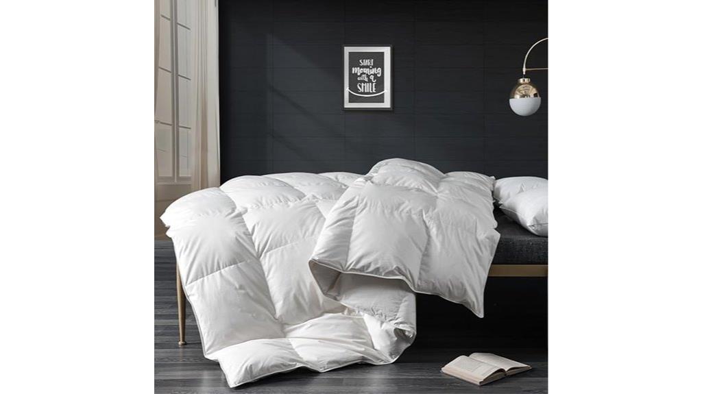 king size feather comforter
