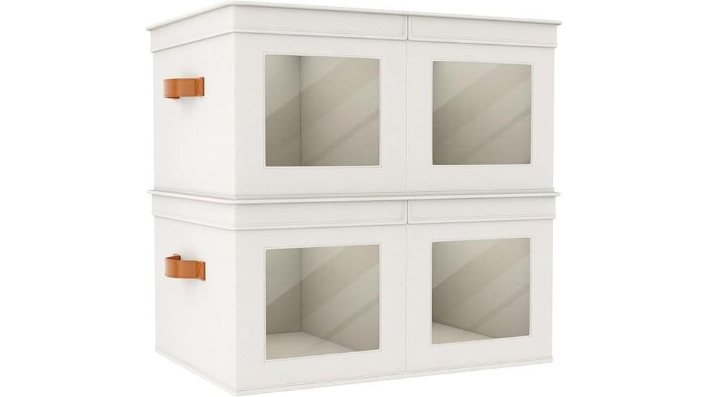 large collapsible storage boxes