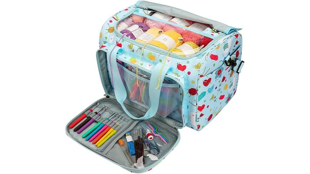 large knitting crochet bag