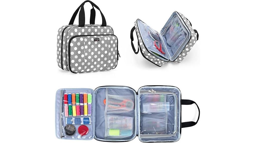 large multi section sewing organizer