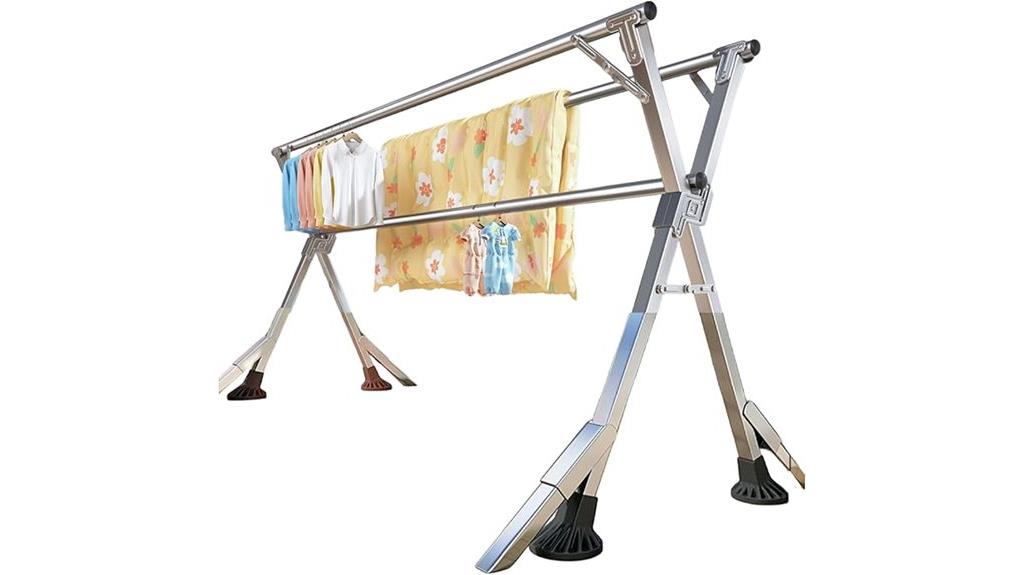 large stainless steel drying rack
