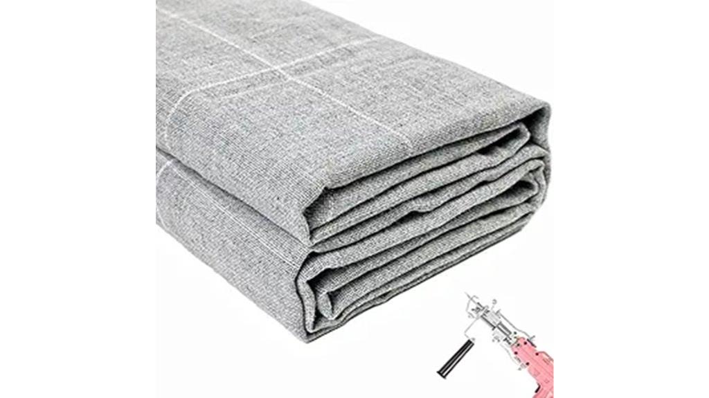 large tufting cloth size