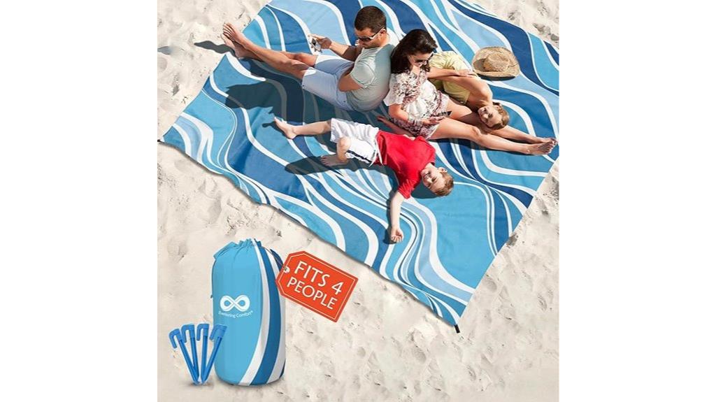 large waterproof beach blanket