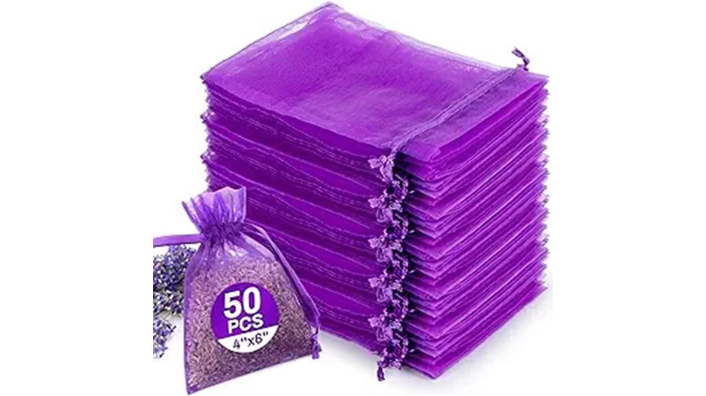 lavender sachet bag set