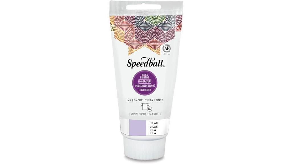 lilac speedball fabric ink