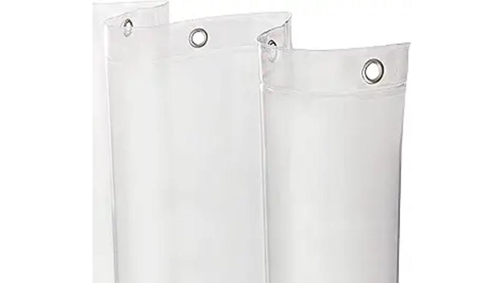 magnetic peva shower liner