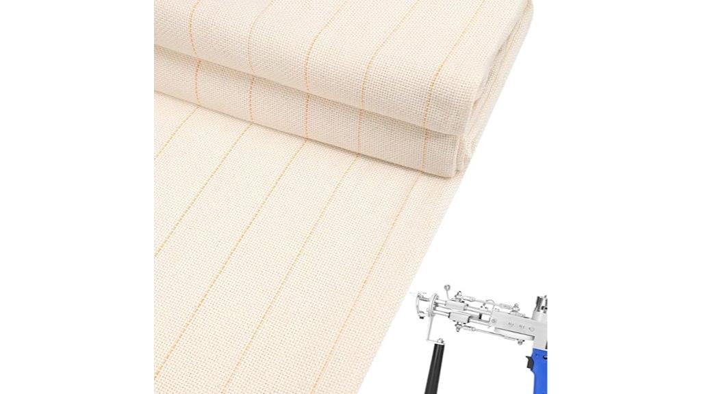 marked lines for tufting