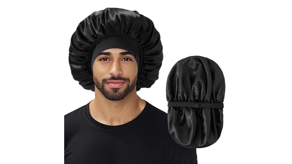 men s double layer sleep bonnet