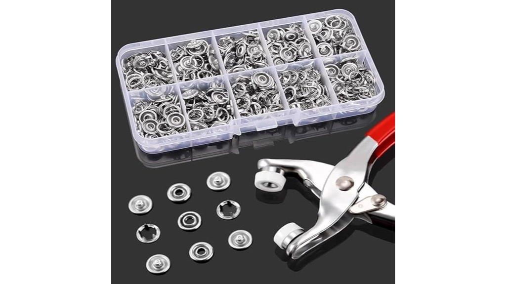 metal snap fastener kit
