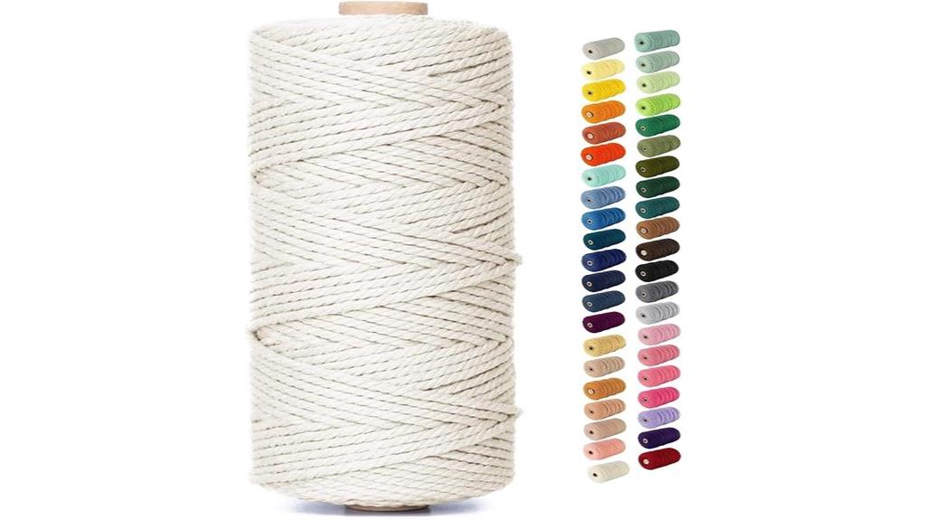 multiple sizes macrame cord