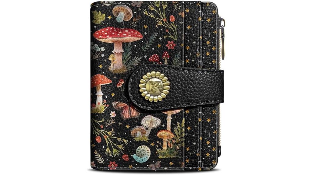mushroom moon rfid wallet