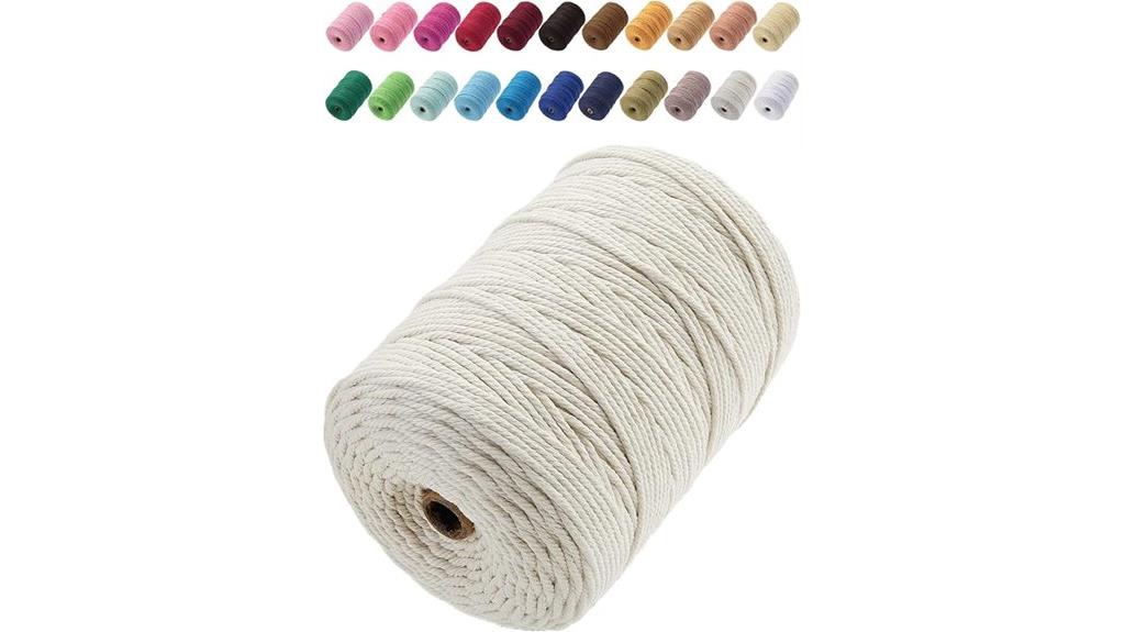natural 3mm cotton rope