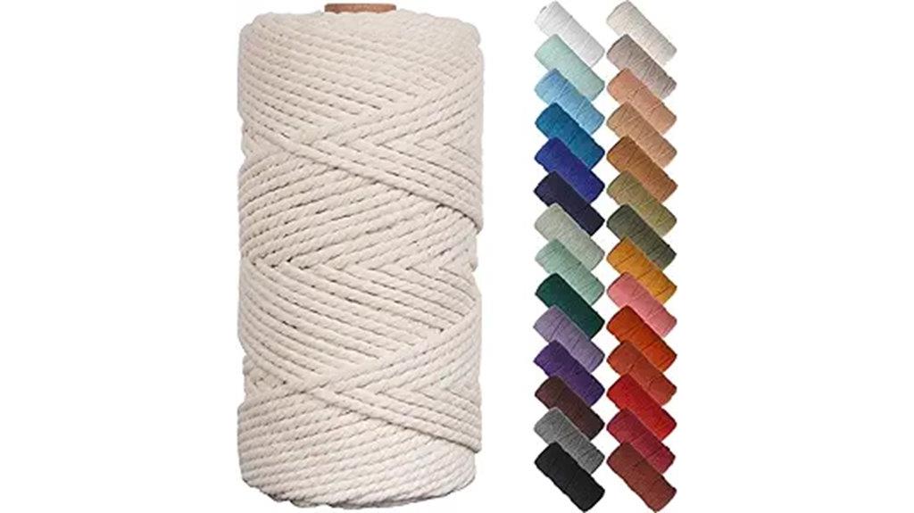 natural 3mm macrame cord