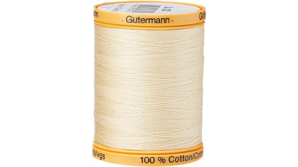 natural cotton thread vanilla