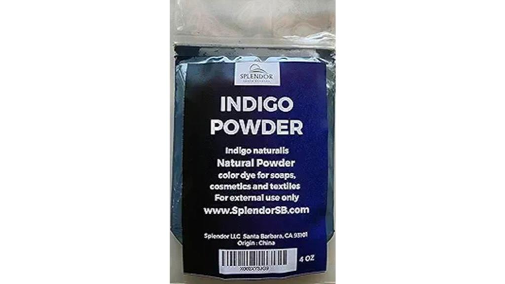 natural indigo dye powder