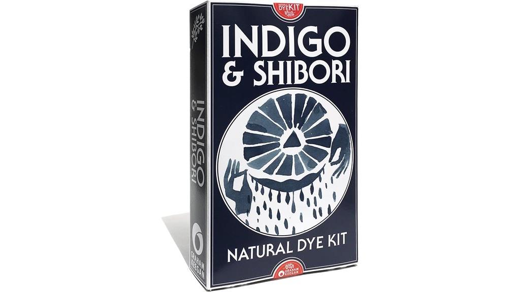 natural indigo shibori kit