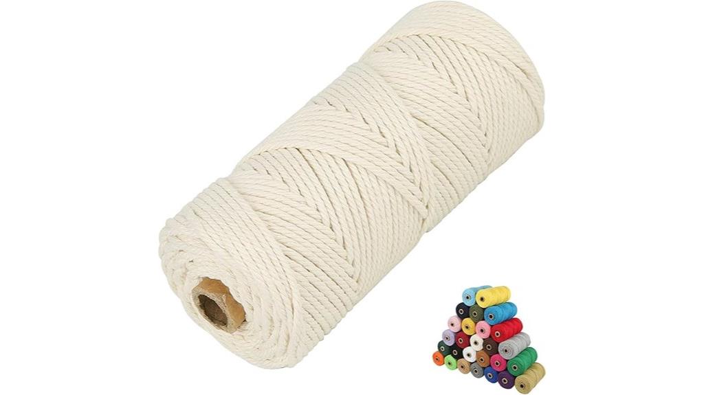 natural white macrame cord