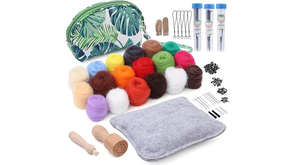 needle felting wool kit