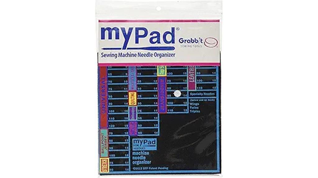 needle organizer for mypad