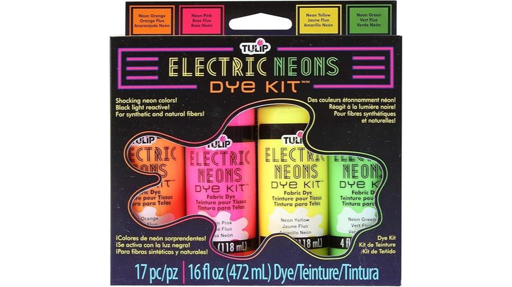 neon tie dye kit