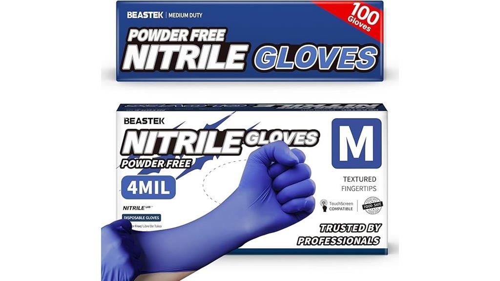 nitrile gloves 100 pack