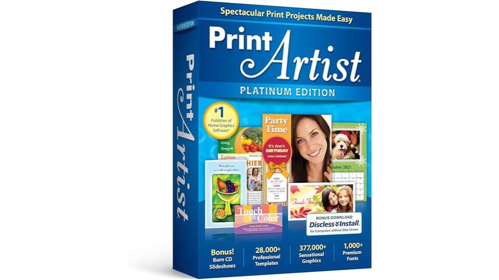 nova print artist platinum