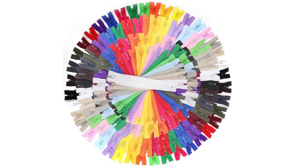 nylon coil zippers pack