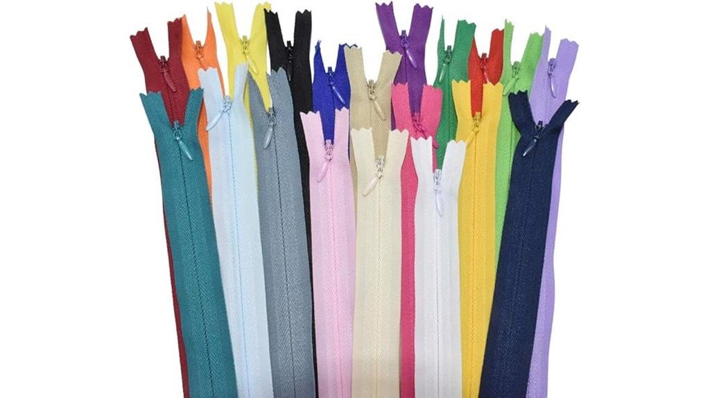 nylon invisible zippers pack