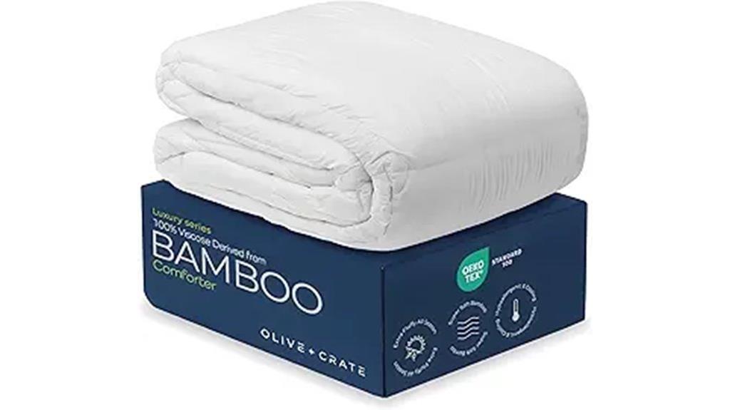 olive bamboo comforter set