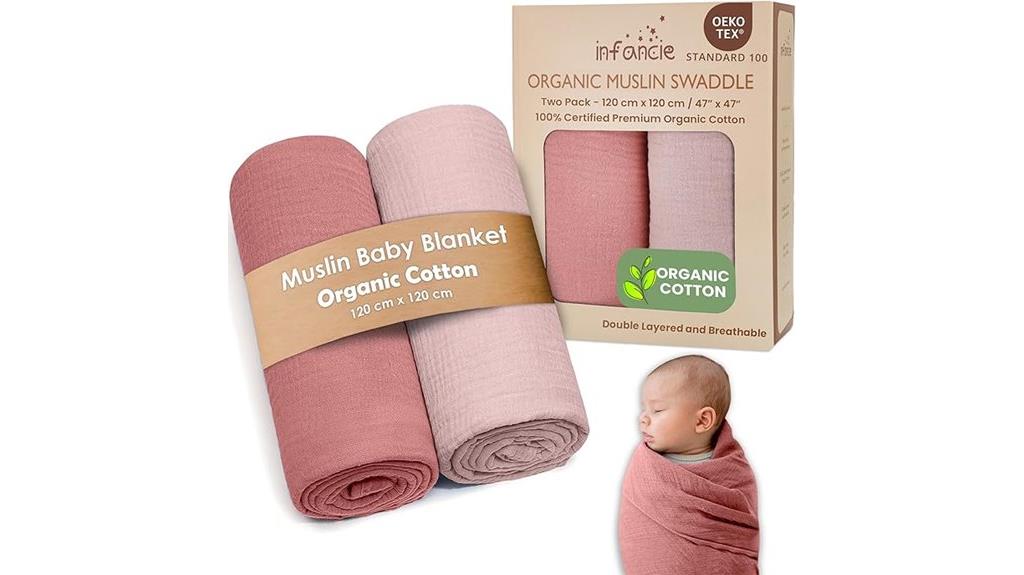 organic cotton muslin blanket