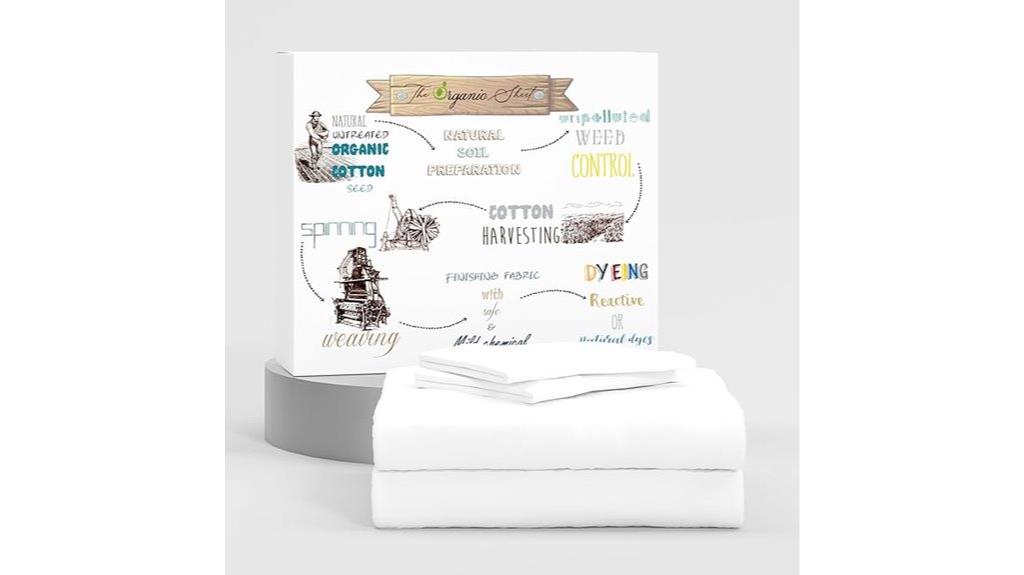 organic cotton percale sheets