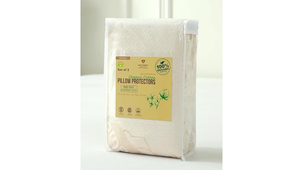 organic cotton pillow protectors