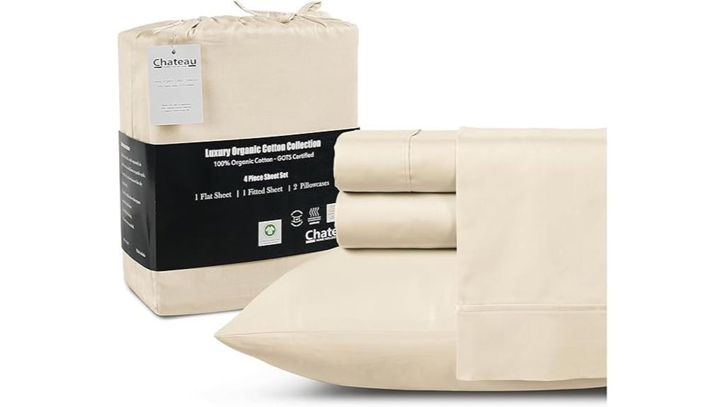 organic cotton queen sheets