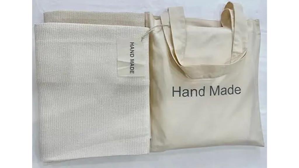 organic cotton waffle towels