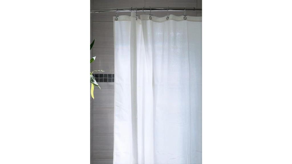 organic fabric shower curtain