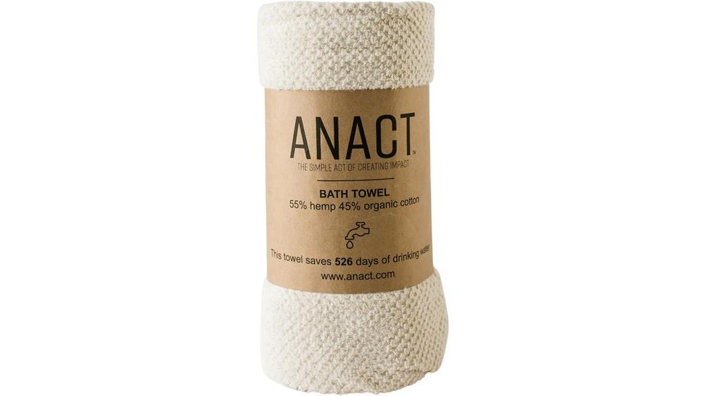 organic hemp spa towel