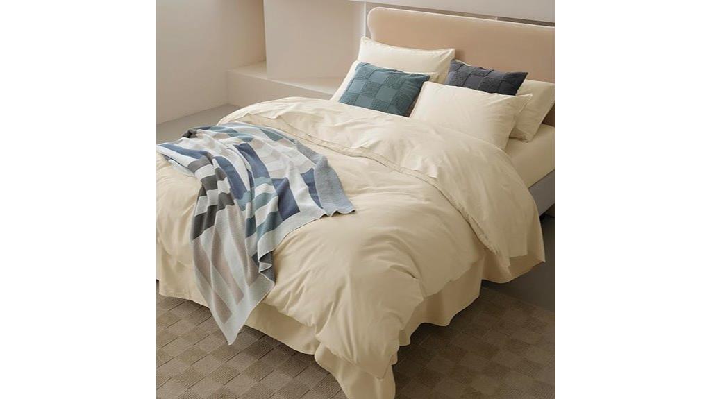 organic ivory queen duvet