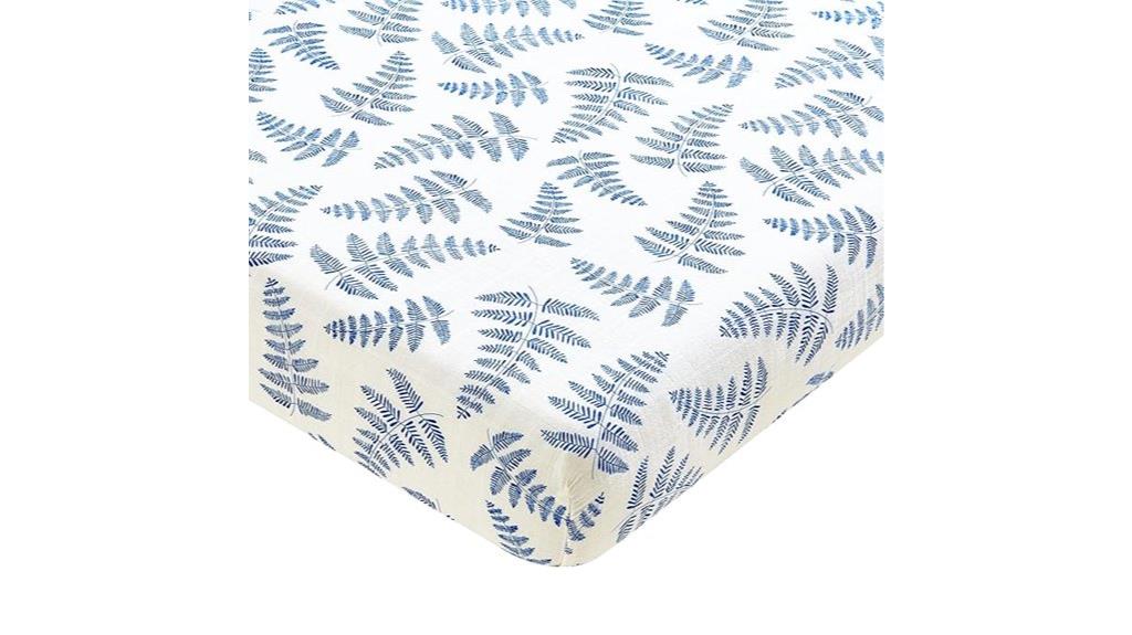 organic muslin baby sheet