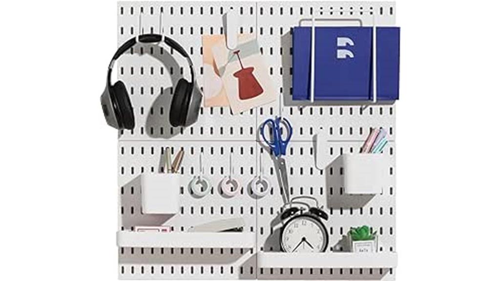 pegboard wall organizer kit