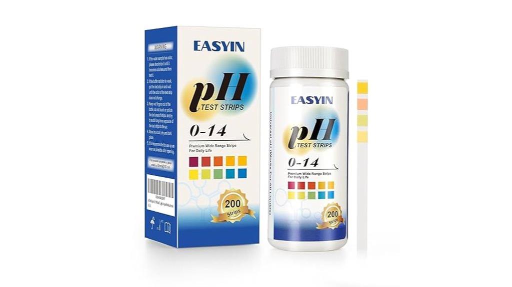 ph test strips pack