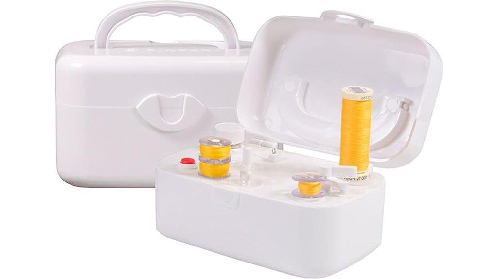 portable bobbin winder with auto shut off